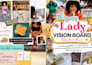 design vision board clip art book mood board for amazon KDP