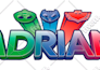 put your text or name on pj masks logo