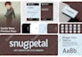 do custom minimalist logo design and full brand identity kit