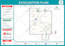 design emergency evacuation plan, exit plan, safety plan