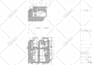do floor plan, elevation, architectural blueprint drawing in autocad, architect