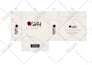 make a packaging design, pouch, labels in arabic and english