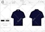 design polo shirt, hoodie technical sketch and techpack