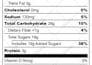 customize an fda compliant nutrition facts label