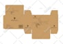 do print ready modern product packaging design and custom box design