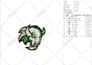 digitize logo into embroidery digitizing patch dst, pes, jef