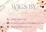 design stylish feminine watercolor business card