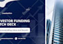 design investor pitch deck and powerpoint presentation