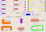 do creative 2d floor plan with details
