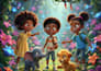 draw children story book illustration