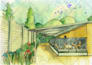 do concept hand drawn architectural render sketch