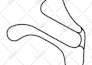 printable vector map outline illustrations in line art style