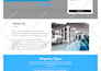 make a responsive simple HTML landing page