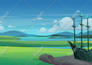 make cartoon background illustration