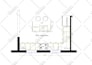 create 2d floor plan, elevation of your kitchen