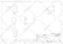 do technical 2d drawing, product illustration, line diagram