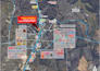 create real estate aerial maps with specific logo labels