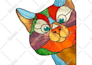 create original stained glass in printable format