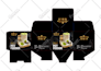 do print ready modern product packaging design and custom box design
