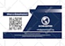 design a clickable digital business card vcard, print ready card with qr code