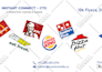 design professional business card, letterhead, and envelope