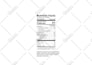 design authentic fda approved nutrition fact label and supplement label packing