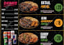 restaurant food flyer, poster, and digital menu