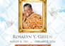 design elegant funeral poster, obituary program, memorial
