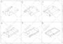 designs for dieline,flat patterns,folded models box packages