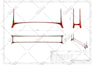 do 3d model and 2d technical drawing of part with solidworks