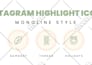 create monoline instagram highlight icons