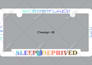 design custom license plate frame