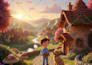 illustrate 3d children story book illustration children book illustration KDP