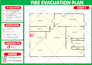 create fire safety plan, evacuation plan, emergency exit