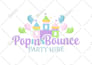 design preschool, playground, soft play, bouncy castle logo