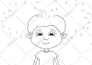 create a dot to dot page for children
