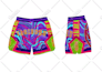 create mesh short pants design for your clothing brand