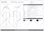 create activewear tech pack, sportswear resort wear clothing tech pack design