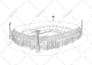 design any stadium map blueprint wall poster