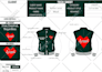 design a varsity or bomber jacket tech pack