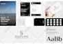 do custom minimalist logo design and full brand identity kit