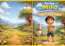design children story book and covers, watercolor book illustration