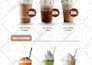 restaurant food menu, digital and TV screen menu design