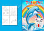 create dot to dot colouring activity book