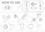 make an instruction design in ikea or kurzgesagt style
