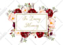 design event card, party invitation and birthday card
