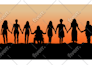 create vector silhouette of any object in adobe illustrator