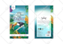 design product packaging or labels with 3d mokup