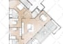 render 2d floor pland or section with good quality