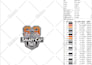 do embroidery digitizing, logo, digitize image for all embroidery formats in 1hr